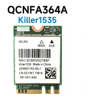 Tarjeta de Red Inalámbrica Qualcomm QCNFA364A 802.11AC 867Mbps Original Killer1535 BT 4.0 M.2 NGFF WLAN