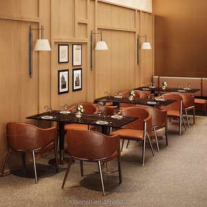 Design <span class=keywords><strong>italiano</strong></span> moderno di lusso Bar caffè e sedia ristorante tavolo da pranzo e sedia Set di sedie - Product Image 4