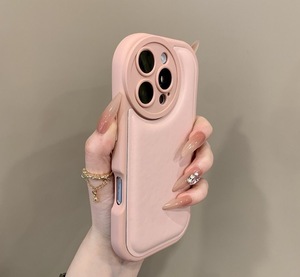 Coque de protection intégrale premium pour iPhone 17 avec coussin d'air et texture cuir, compatible également avec les modèles 16/15 - Product Image 2