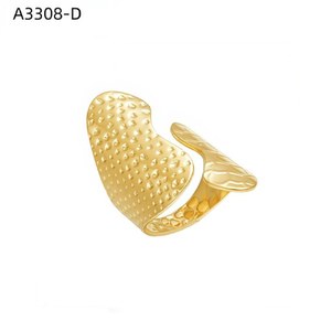 เอมี่ เอมี่แฟชั่นริง A3308 แหวนค็อกเทลรูปหัวใจสำหรับผู้หญิงเครื่องประดับอัลลอยด์ของขวัญสวมใส่ทุกวันสไตล์โมเดิร์น - Product Image 2