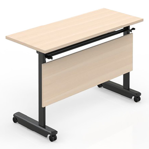 Phong cách đương đại spliceable Khung thép máy tính xách tay bàn gỗ chất liệu Stackable & đa năng có thể gập lại bánh xe cho văn phòng sử dụng nhà - Product Image 1