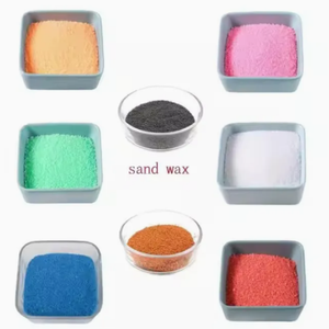 Granules de cire de sable sans fumée colorés 100% bougie de cire de sable de palmier plante naturelle matières premières fabricant de cire de sable - Product Image 1