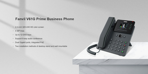 Fanvil kinh doanh <span class=keywords><strong>wifi</strong></span> ip điện thoại v61w với <span class=keywords><strong>4</strong></span> dòng SIP và màn hình màu - Product Image 6
