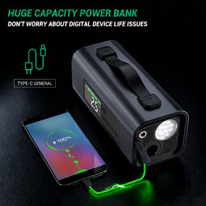 Démarreur de voiture portable 6 en 1 avec compresseur d'air, booster de batterie de voiture 8000mAh, banque d'alimentation, démarreur d'urgence - Product Image 4