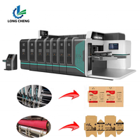 Nouvelle machine d'impression et de découpe automatique pour carton ondulé, machine à fabriquer des boîtes en carton