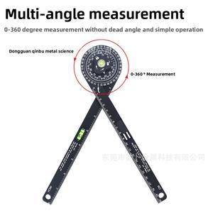 Outil multifonction <span class=keywords><strong>de</strong></span> traçage au sol, compas <span class=keywords><strong>de</strong></span> <span class=keywords><strong>charpentier</strong></span>, mesureur d'inclinaison, niveau et rapporteur - Product Image 3
