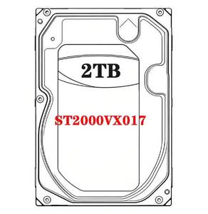 ST2000VX017 ฮาร์ดดิสก์ภายในขนาด 3.5 นิ้ว SATA 6Gbps 64MB 5400RPM ความจุ 2TB สำหรับกล้องวงจรปิด ระบบรักษาความปลอดภัย DVR - Product Image 1