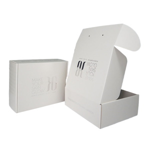 Caja <span class=keywords><strong>de</strong></span> Cartón Laminado Blanco Brillante Personalizada, Precio Atractivo, <span class=keywords><strong>Venta</strong></span> Caliente, Caja <span class=keywords><strong>de</strong></span> Embalaje Corrugada para Ropa - Product Image 3