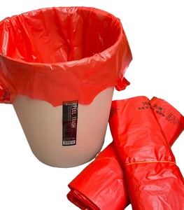 Bolsa de basura transparente ecológica tipo chaleco, muy vendida, para uso doméstico. - Product Image 2