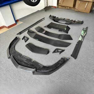 Convient pour <span class=keywords><strong>Lamborghini</strong></span> <span class=keywords><strong>Aventador</strong></span> LP700 720 Modifié DMC Petit contour en fibre de carbone Lèvre avant Jupe latérale Lèvre arrière Aile arrière - Product Image 3