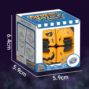 Caja Sorpresa de Fidget Spinner Transformable de Halloween, Juguete de Calabaza, Fantasma y Bruja, Juguete Antiestrés para Manos, Regalo para Fiesta de Halloween para Niños - Product Image 4