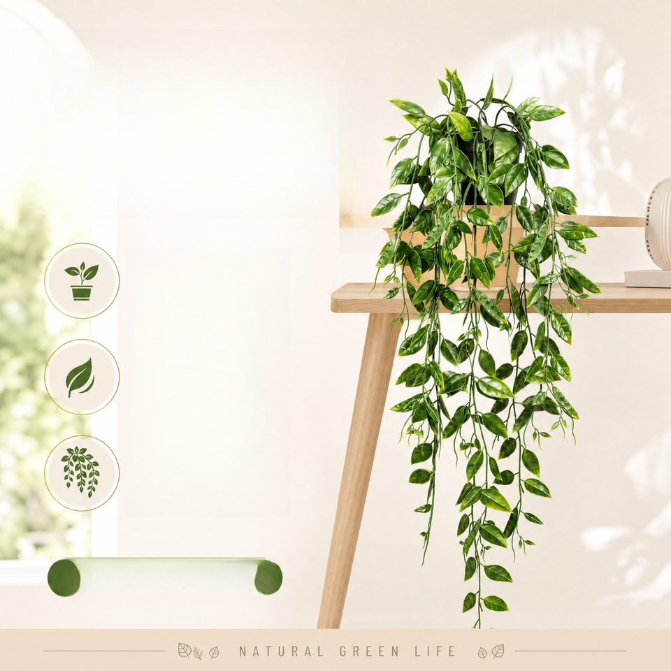 Evergreenwrap Artificial Hanging Eucalyptus Plant Trailing Greenery for ...