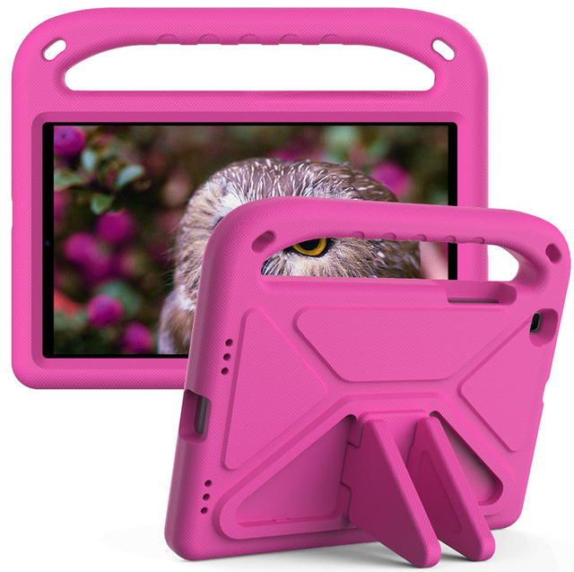 Kids Soft EVA Foam Tablet case for Samsung Galaxy Tab a 8.0 T290 T295 Shockproof Rugged Cover with Handle Grip Foldable Stand