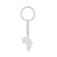 Llavero con Mapa de África y Bandera, Decoración Étnica, Accesorios de Estilo Étnico, Nuevo y Más Vendido