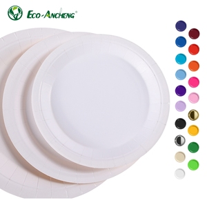 Plato de Papel Desechable para Restaurantes, Servicios de Comida para Llevar y la Industria Hotelera - Product Image 1