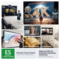Pizarra Interactiva Amdox ES 4K con 40 Puntos Táctiles, Cámara IA de 48MP, 8 Micrófonos, Android 8GB 128GB para Aula