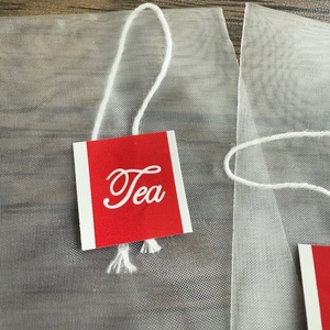 Naylon örgü çay poşetleri, filtrelenmiş çiçek çayı, baharat, çay yaprakları ilk seçimdir - Product Image 6