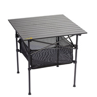Table de camping en aluminium avec sac de transport