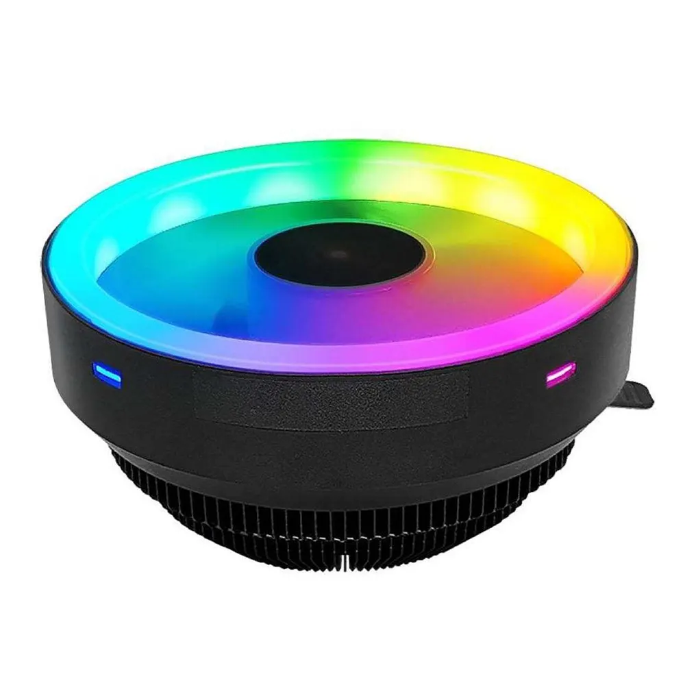 Ventilateur portatif Coolmoon UFO, refroidisseur d'air, avec éclairage adressable RGB, pour ordinateur, offre spéciale,