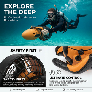 DELANNHUWI Scooter Subacuático con Hélice para Buceo, Snorkel y Apnea, para Adultos y Niños - Product Image 2
