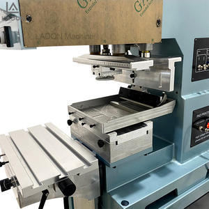 Machine de tampographie avec logo personnalisé Imprimante semi-automatique <span class=keywords><strong>pour</strong></span> bac à encre 1 couleur tampon <span class=keywords><strong>pour</strong></span> gobelet en plastique Bouchon de bouteille en verre Assiette de bol en céramique - Product Image 2