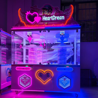 Vente en gros usine : Machine à griffes d'arcade commerciale pour attraper les peluches, modèle White Claw Machine, pour la distribution de prix gagnants