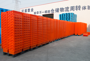 Contenedor de Almacenamiento de Plástico PP de Grado Alimenticio Resistente con Tapas con Bisagras, Cajas de <span class=keywords><strong>Transporte</strong></span> Reciclables para Mudanzas - Product Image 5
