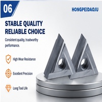 Plaquettes en céramique métallique avancée Lame de coupe triangulaire TNGG160404R-P/TNGG160402R-P pour le tournage et la finition des métaux CNC