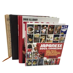 공장 사용자 정의 풀 컬러 두꺼운 종이 책 인쇄 하드 커버 책 바인딩 패브릭 커피 테이블 해외 책 인쇄 중국