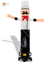 BOYAN publicité gonflable Air danseur gonflable Chef ciel danseur forme personnalisée Air Man pour événement