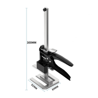 Soporte de Elevación Manual con Ajuste de Altura de 0 a 20 cm, Localizador de Azulejos de Alta Resistencia de 750 g para Instalación de Azulejos de Pared y Puertas de Gabinetes