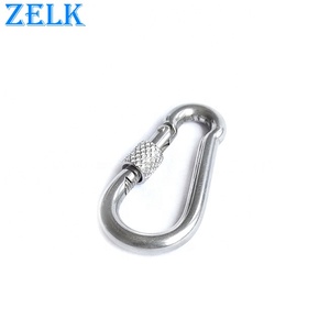 خطاف زنبرك من الفولاذ المقاوم للصدأ مع صامولة متشابكة - Product Image 5