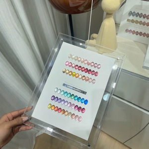 Nuevo Esmalte de Uñas en Gel Efecto Ojo de Gato Uomeei 60, Reforzado con Cristales, Color Blanco Porcelana Escarchado, Set Completo Impresionante - Product Image 2
