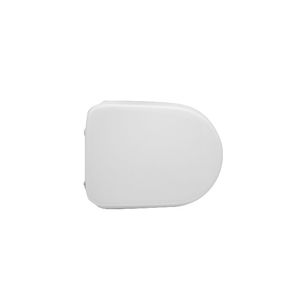 Cielo Vaso Smile 48 - Tapa de inodoro de liberación rápida con cierre suave, diseño cuadrado moderno, material de urea plástica duradero para baño - Product Image 1