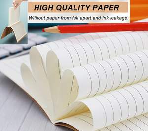 Cuaderno de líneas B5, cubierta Kraft a granel, papel rayado universitario, diarios de viaje, composición, diario, tema, cuadernos, planificador - Product Image 4