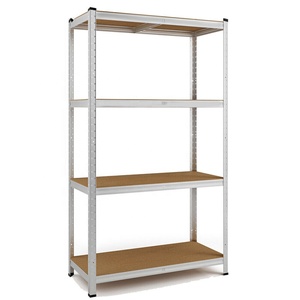 Estante de remache de acero de ángulo ranurado de 5 niveles estante de almacenamiento de hierro unidades de estantería estante de acero estantes de almacén de metal ranurados - Product Image 4