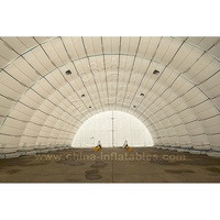 Hélicoptère étanche entrepôt tente gonflable hangar anémomètre gonflable avion hangar