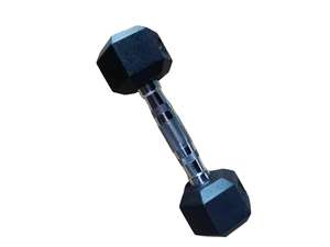 Halteres De Borracha Hexagonal Compact Set para Home Fitness & Pequenos Espaços - Product Image 2