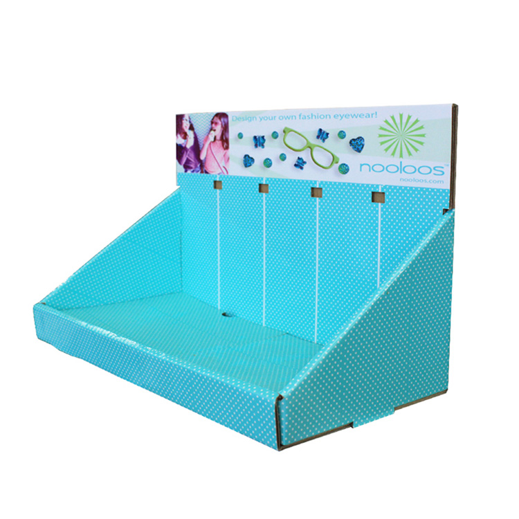PDQ Cardboard Eyewear Display Stand Corrugated Cardboard Sunglasses Display for Holiday Promotion