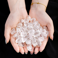 Vente en gros de pierres de quartz clair naturelles de haute qualité, 1,5-3 cm, pour la guérison, le Reiki, la décoration de la maison, la fabrication de bijoux DIY, cadeau