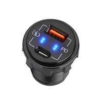 Chargeur USB-C Youliang OEM pour siège de bus, type C, QC3.0, 48W, 12V, 24V