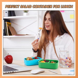 Customized Adult and Child Sealed <b>Lunch</b> <b>Boxes</b> OEM ODM Student Fruit Salad and Sandwich Bento Box - Product Image 4