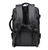 Sac à dos pour ordinateur portable de 17 pouces, grande capacité, extensible, imperméable, sac de voyage d'affaires avec charge USB pour hommes, sac à dos pour ordinateur OEM