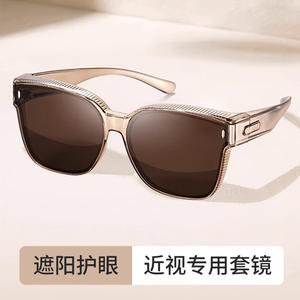 Lunettes de soleil polarisées Mirror One pour femmes, 518 UV400, monture noire, verres TAC, protection solaire pour l'extérieur, le cyclisme et la conduite - Product Image 2