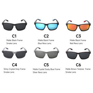 Оптовая продажа, брендовые солнцезащитные очки с логотипом на заказ, роскошные спортивные солнцезащитные очки высокого качества, поляризованные солнцезащитные очки UV400 для мужчин - Product Image 6