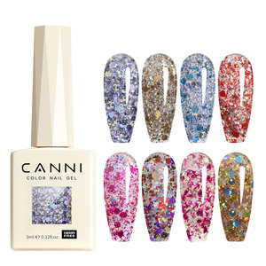 CANNi 9ml Esmalte de Uñas <span class=keywords><strong>Serie</strong></span> <span class=keywords><strong>Glitter</strong></span> 2026 de Alta Calidad, 48 Colores, Marca Privada, Gel Polish, Barniz para Uñas, Venta al por Mayor de Fábrica - Product Image 3