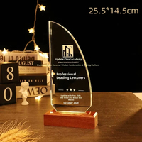Trophées et Plaques Sportives Personnalisées en Cristal LED Écologique, Design Créatif, pour Compétitions, Vente en Gros Transfrontalière
