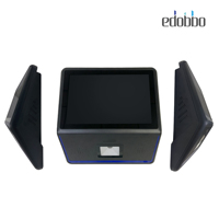 Nouvelle conception PC10, terminal de point de vente 10 pouces, système d'exploitation Android/Windows, écran tactile capacitif 10 points avec scanner