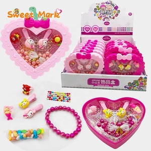 Étui à bijoux <span class=keywords><strong>en</strong></span> forme de cœur, jouet, halal, bonbons durs, bracelet, bague, épingle à cheveux - Product Image 3