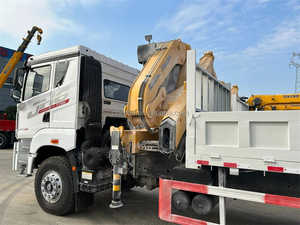 FAW 6X4 8 tonnes camion spécial Van boîte à <span class=keywords><strong>benne</strong></span> basculante lourde 15 tonnes 10 roues <span class=keywords><strong>grue</strong></span> mobile 12 tonnes <span class=keywords><strong>grue</strong></span> montée sur camion avec bras droit - Product Image 6